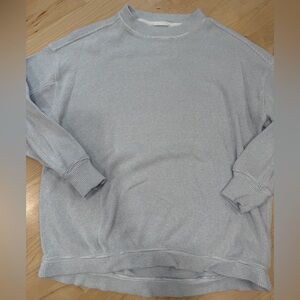 Aerie Grey Tunic Crewneck Sweatshirt